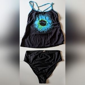 'Be Happy' Tankini Swimsuit